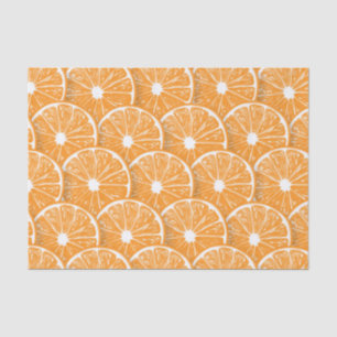 Orange slices tissue paper