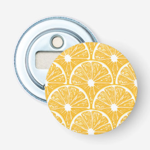 Orange slices, tropical fruit pattern design bottle opener