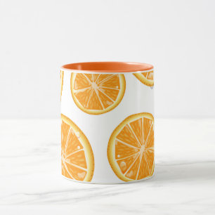 Orange Slices vintage style pattern. Mug