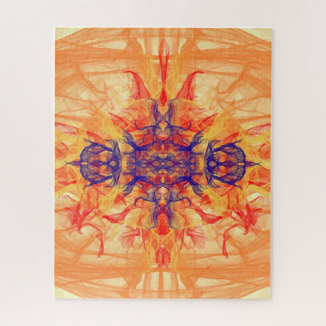 ORANGE SMOKE - Fractal Art - Jigsaw Puzzle (Vertical)