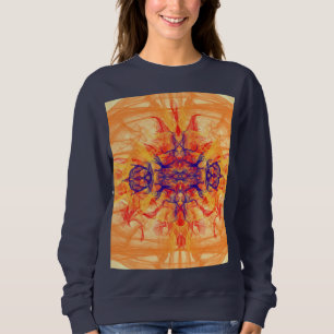 ORANGE SMOKE - Fractal Art - Sweatshirt
