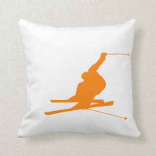 Orange Snow Ski Cushion