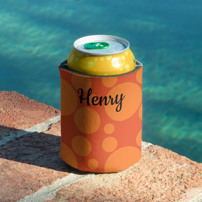 Orange Soap Bubbles  Can Cooler (In Situ Pool)