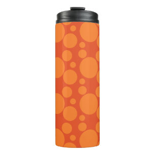 Orange Soap Bubbles Thermal Tumbler