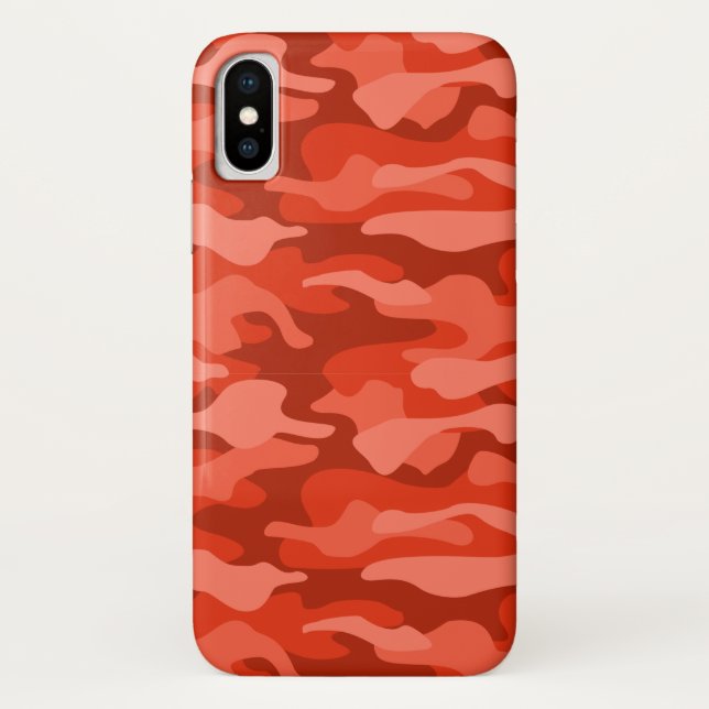 Orange Soda Monocolor Camo Case-Mate iPhone Case (Back)