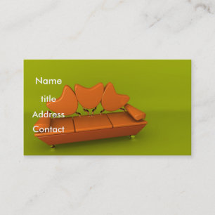 Orange Sofa Business Card
