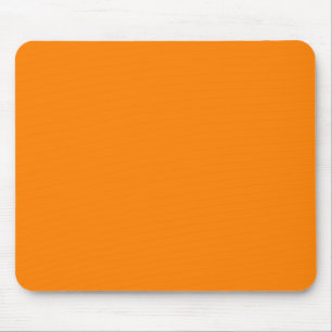 Orange Solid Colour Minimalist Mouse Mat