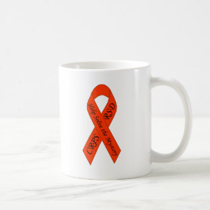 Orange Solve the Mystery Ribbon Coffee Mug