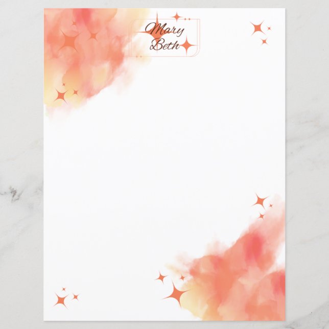 Orange Sonic Stationary  (Front)