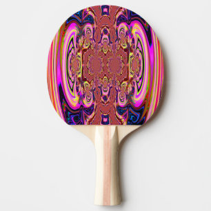 Orange Spectacular Ping Pong Paddle