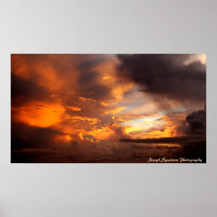 Orange Spendor Sky Print