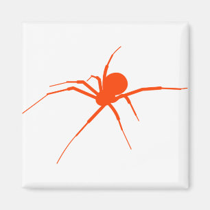Orange Spider Magnet