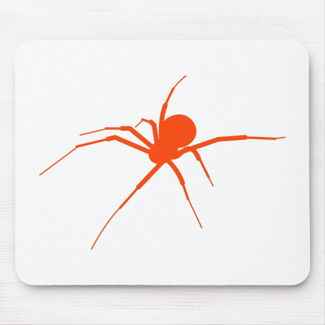 Orange Spider Mouse Mat (Front)