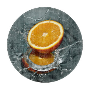 Orange Splash cutting board