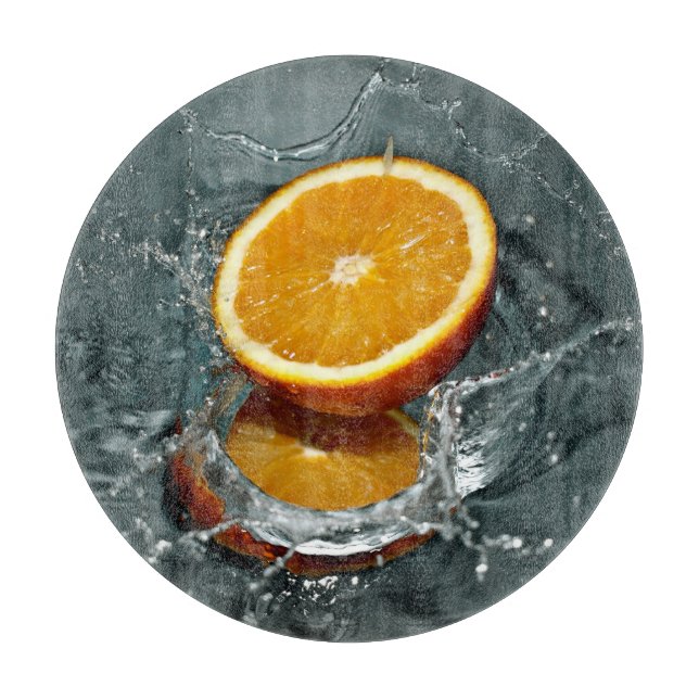 Orange Splash cutting board (Front)