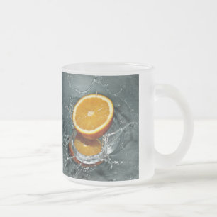 Orange Splash mugs - choose style & colour
