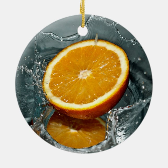 Orange Splash ornament (Back)