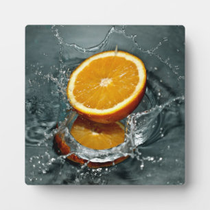 Orange Splash plaque