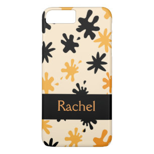 Orange Splat Attack Personalised iphone 7 iPhone 8 Plus/7 Plus Case