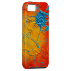 Orange Splattered iPhone 5 Case