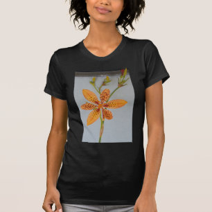 Orange spotted Iris called a Blackberry lily T-Shirt