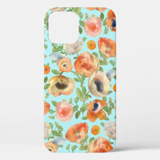 Orange Spring Flowers Case-Mate iPhone Case (Back)