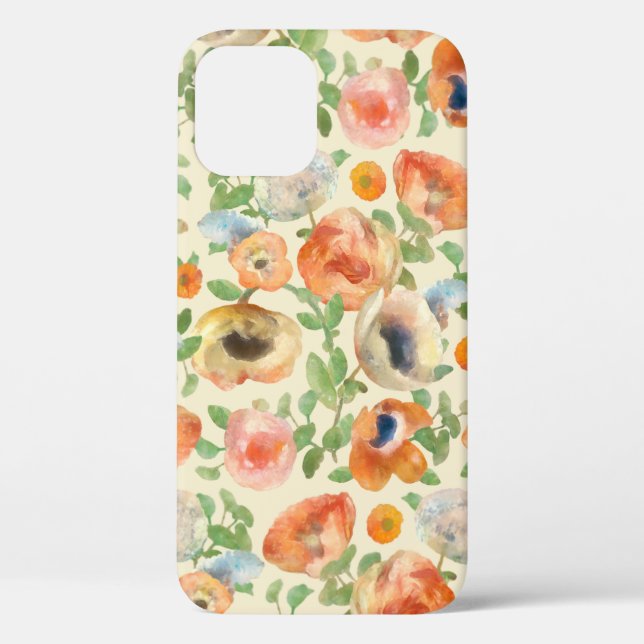 Orange Spring Flowers Case-Mate iPhone Case (Back)