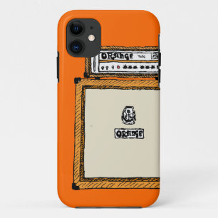Orange Stack iPhone 11 Case