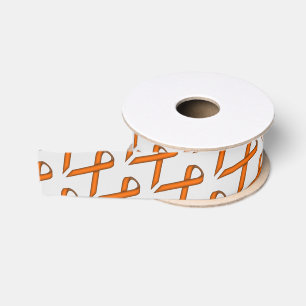 Orange Standard Ribbon by Kenneth Yoncich Grosgrain Ribbon