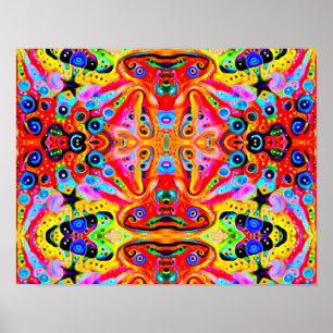 Orange Star Island Poster
