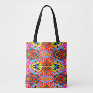 Orange Star Island Tote Bag