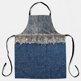 Orange Stitch, Double Denim Patch. Apron