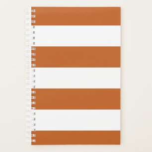 Orange Striped Planner