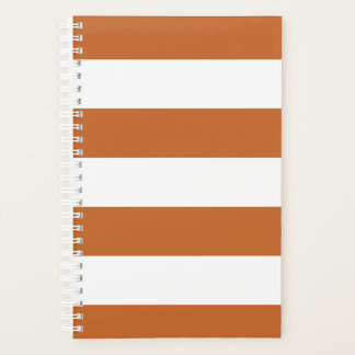 Orange Striped Planner