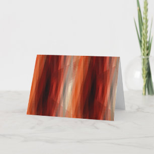 Orange Stripes Card