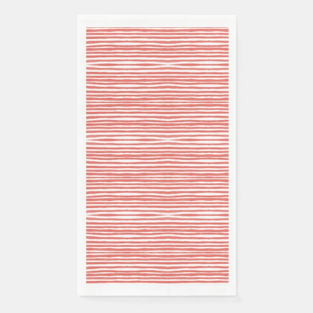 Orange stripes, lines  napkin (Front)