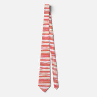 Orange stripes, lines  tie