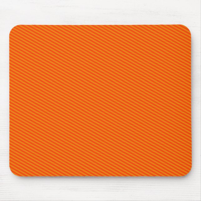 Orange Stripes Mouse Mat (Front)
