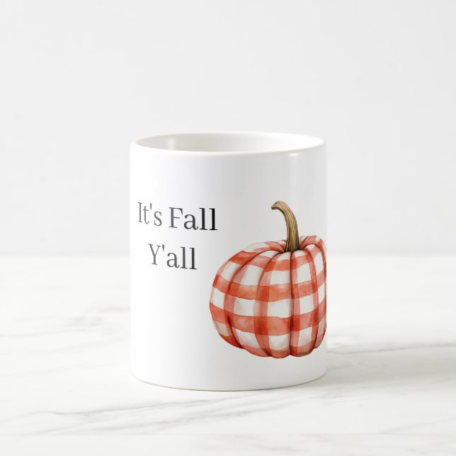 Orange Stripes Pumpkin   Coffee Mug (Center)
