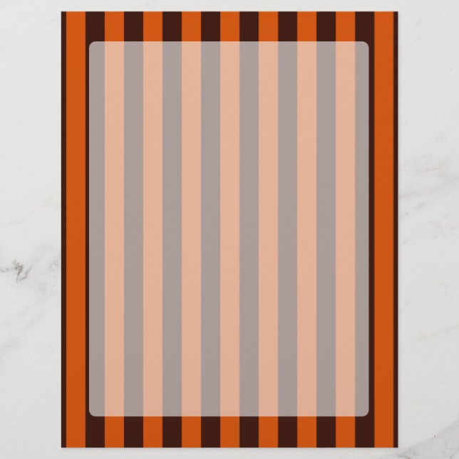 Orange Stripes Retro Style Customise This! (Front)