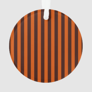 Orange Stripes Retro Style Customise This! Ornament