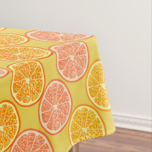 Orange Summer Mustard Tablecloth