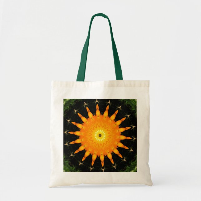 Orange sun canvas bag (Front)