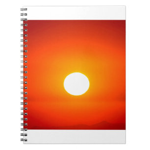 orange sun notebook