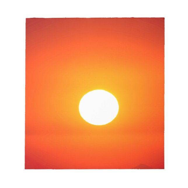 orange sun notepad (Front)