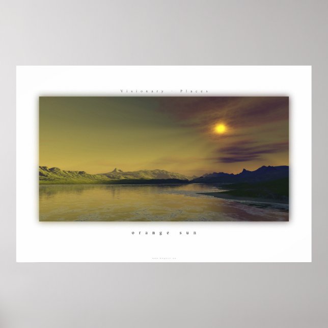 orange sun poster (Front)