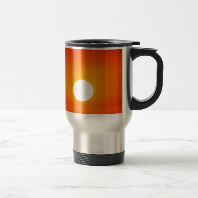 orange sun travel mug (Right)