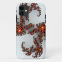 Orange Sunburst Fractal