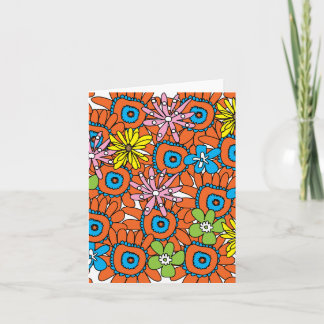 Orange Sunflower by Cynthia Turner Designs Card