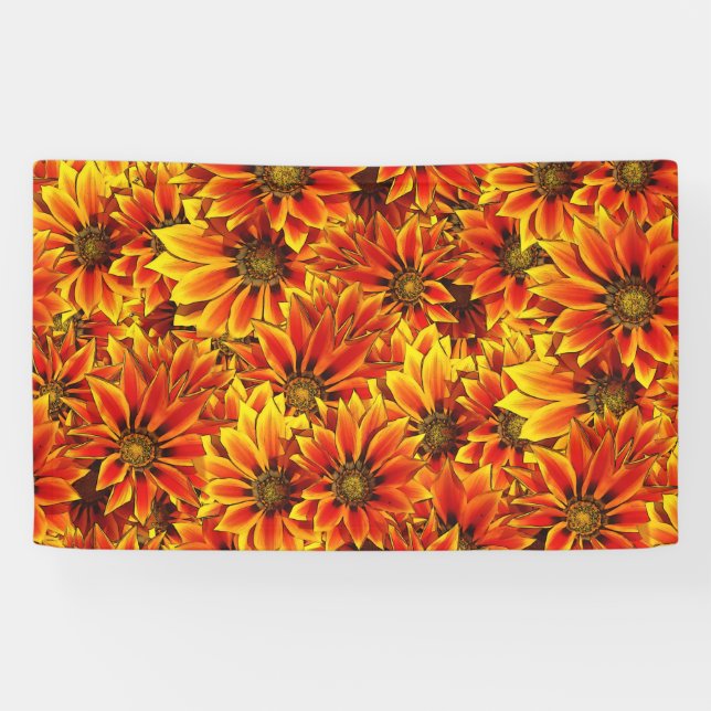 Orange Sunflowers Banner (Horizontal)
